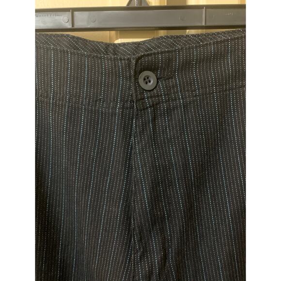 Burnside Mens Shorts Black Stripe Design Size 36 - Picture 4 of 11